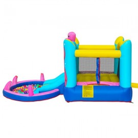 LEADZM LZ-104 Octopus Inflatable Castle with Water Function 420D Oxford Cloth   840D Jumping Surface (Including Fan)