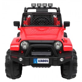 LEADZM LZ-905 Remodeled Jeep Dual Drive 45W * 2 Battery 12V7AH * 1 With 2.4G Remote Control Red