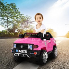 LEADZM LZ-9922 Off-Road Vehicle Double Drive 35W*2 Battery 12V7AH*1 With 2.4G Remote Control Pink